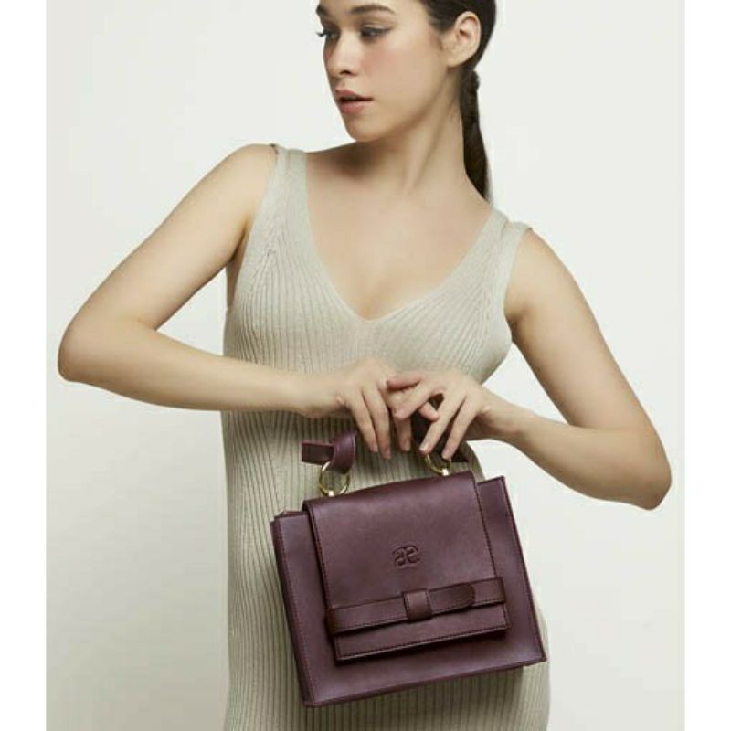 [ ORIGINAL ] Tas Arric Enders Aralt Burgundy Bag Sophie Martin Paris