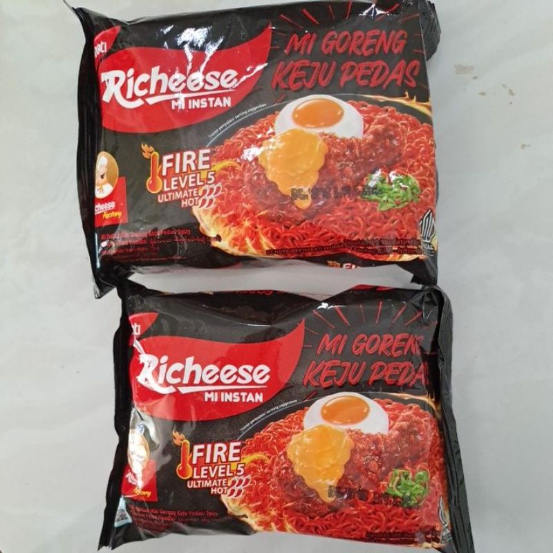 

Mie Richeese goreng level 5