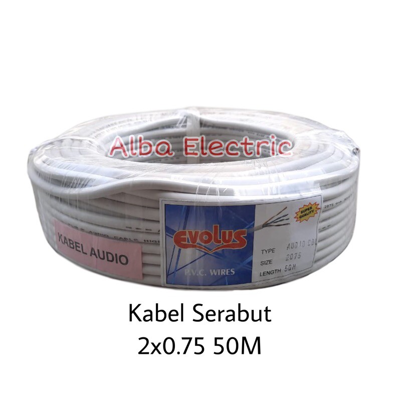 KABEL LISTRIK SERABUT 2x0.75 NYYHYO EVOLUS