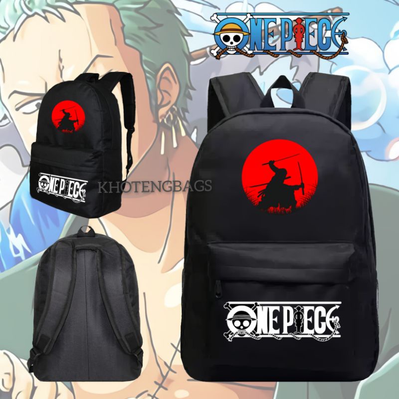 Tas Ransel Sekolah Anime One Piece Zoro