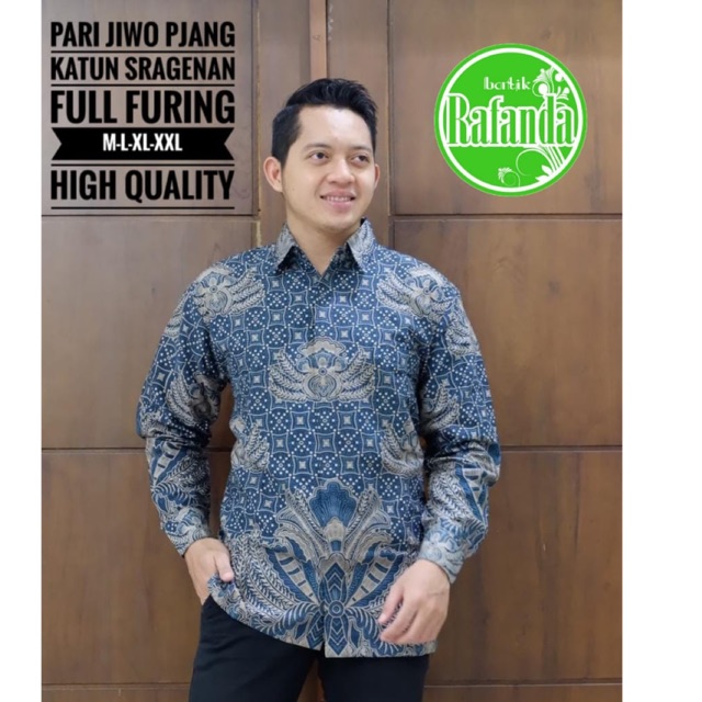 Batik PARI JIWO PANJANG Katun Full Furing Termurah