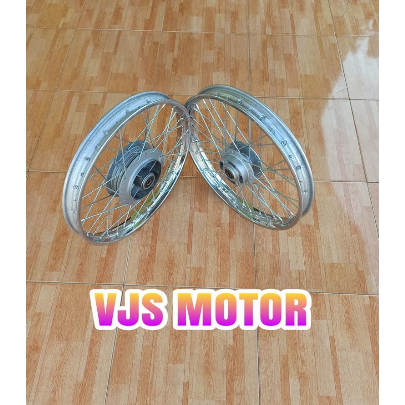 pelek Velg  jari" 1 set depan blakang Yamaha JUPITER Z1 JUPITER Robot ORI ASLI YAMAHA YIIM