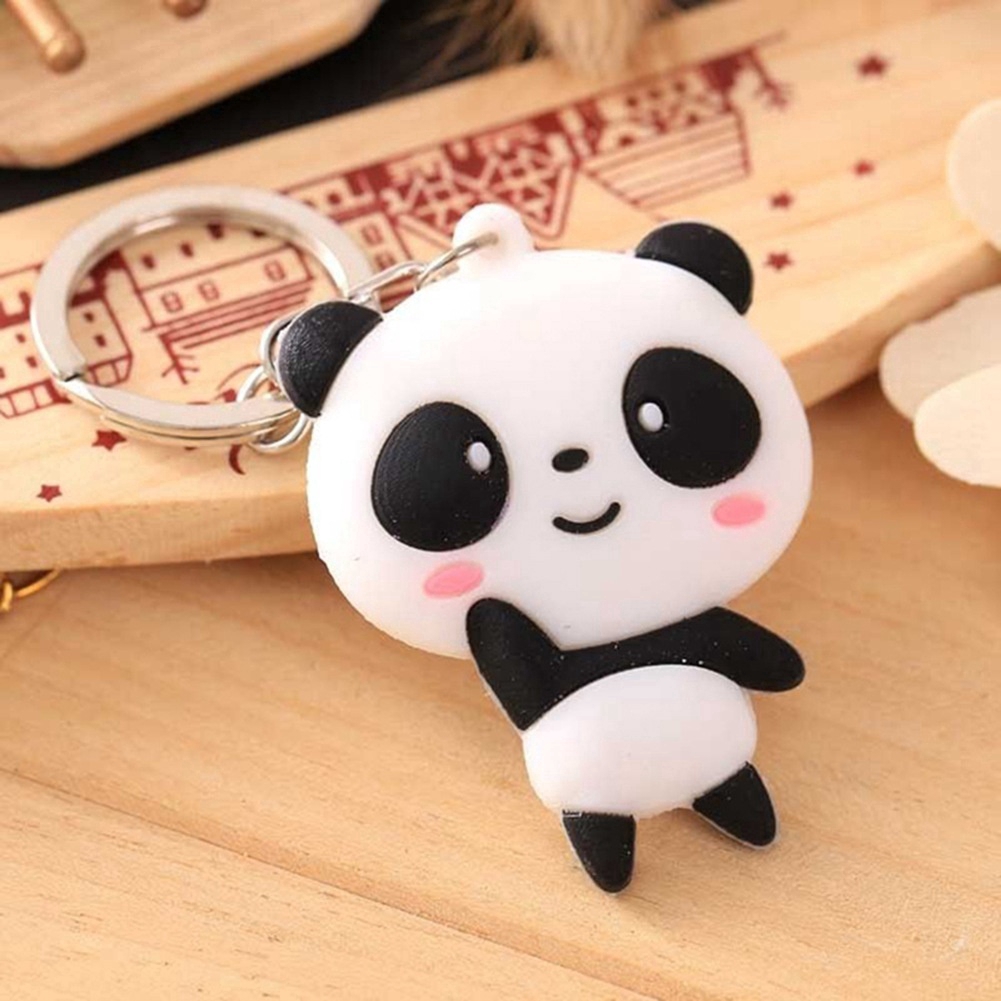 Gantungan Kunci Kreatif Bentuk Kartun Panda Lucu Shopee Indonesia