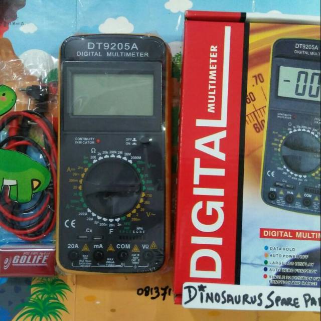 Multitester Multimeter Multi Tester Digital