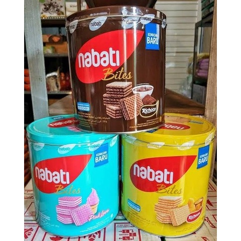 WAFER NABATI KALENG 300 GR COKLAT KEJU WHITE PINK LAVA RICHEESE