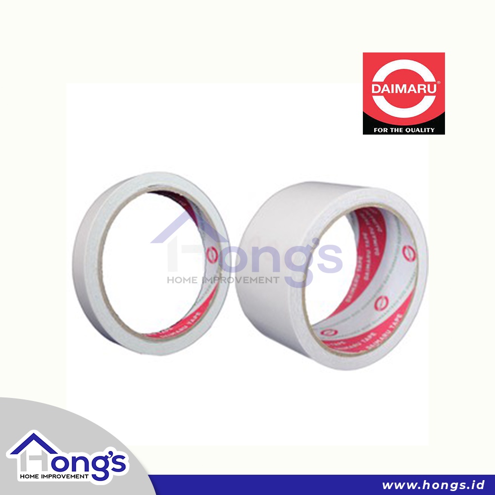 

LAKBAN DOUBLE TIP / DOUBLE TIP PUTIH / PITA PEREKAT DAIMARU Double Tape