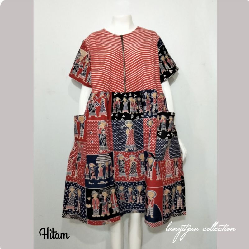 NUSANTARA BATIK DRESS BUMIL TRENDY BUSUI FRIENDLY