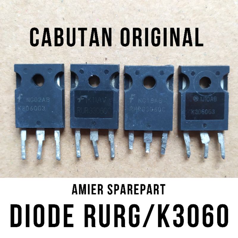 DIODE RURG3060 ULTRAFAST RHRG 3060 30A 600V