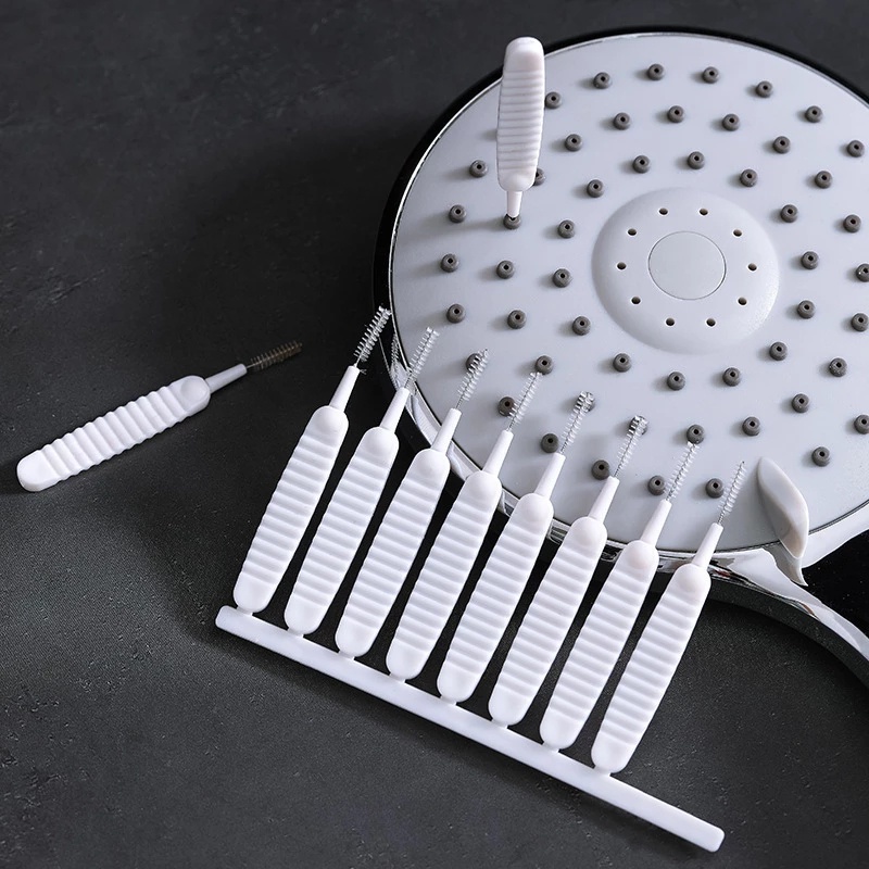 10pcs Anti Sumbat Shower Hole Slit Cleaning Dredge Brush Teko Pipa Teko Lubang Keran/Multi-Fungsi Perlengkapan Rumah