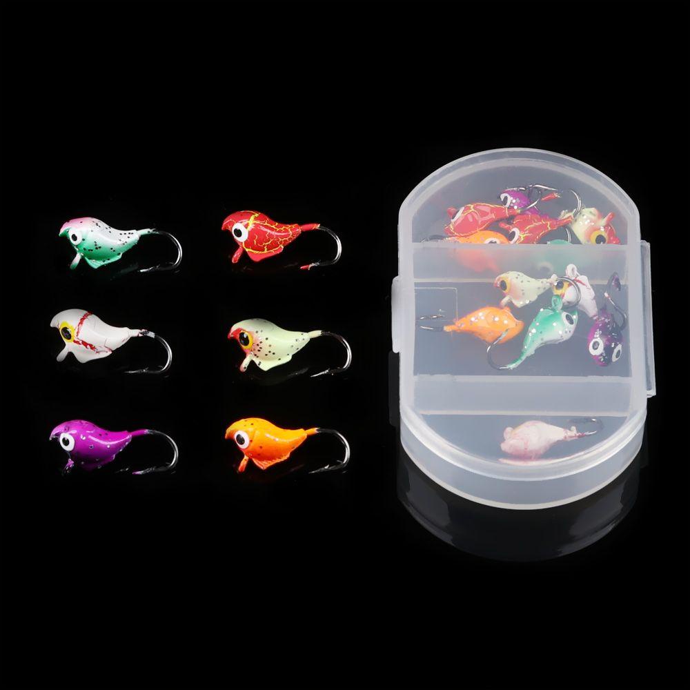 Top Winter Ice Fishing Lure 0.7g 1.1g 1.8g Jigging Balancer Memimpin Kait Keras