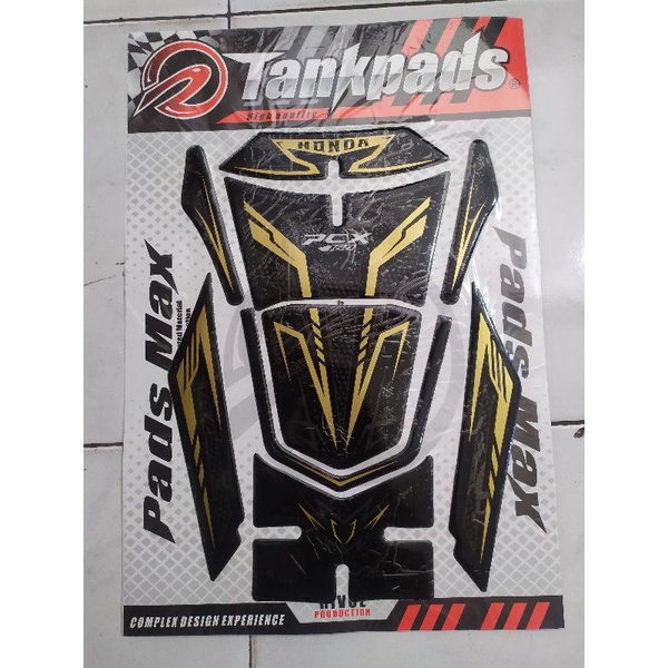 TANKPED PELINDUNG DASHBOARD PCX NEW 160 BLACK GOLD