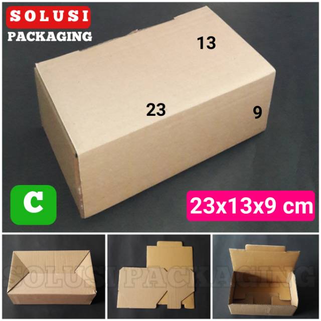 

isi 10 KARDUS KOTAK POLOS - tipe C 23x13x9 CM | KARDUS SEPATU DUS BOX DOS COKLAT PUTIH