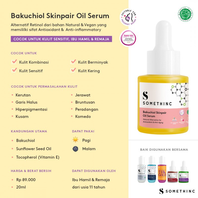 [SALE] SOMETHINC BAKUCHIOL SKINPAIR OIL SERUM 20ml