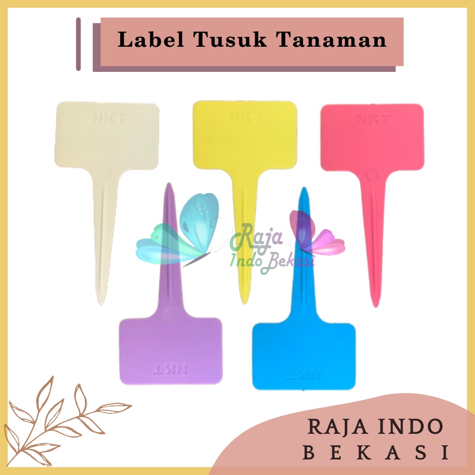 Label Tanaman Tusuk Tancap ISI 50PCS NKT Name Tag Label Tanaman Waterproof Anti Air Tancap Gantung Besar Anggrek Toga Obat 100pcs Tanaman Nkt Warna Warni Tebal Penanda Label - PENANDA LABEL NAME TAG TANAMAN HIAS PLANT LABEL MARKER SEMAI BENIH BIBIT