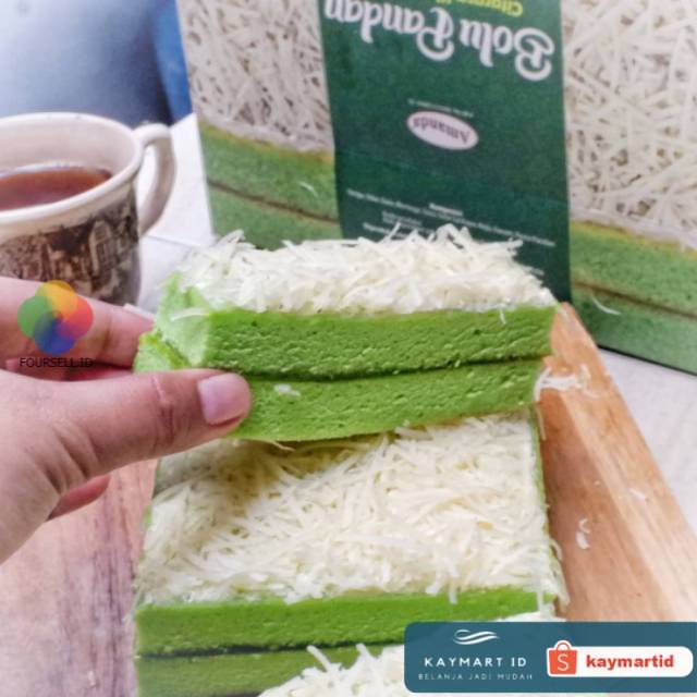 Amanda Brownies - Bolu Pandan Brownies Amanda Oleh Oleh Bandung