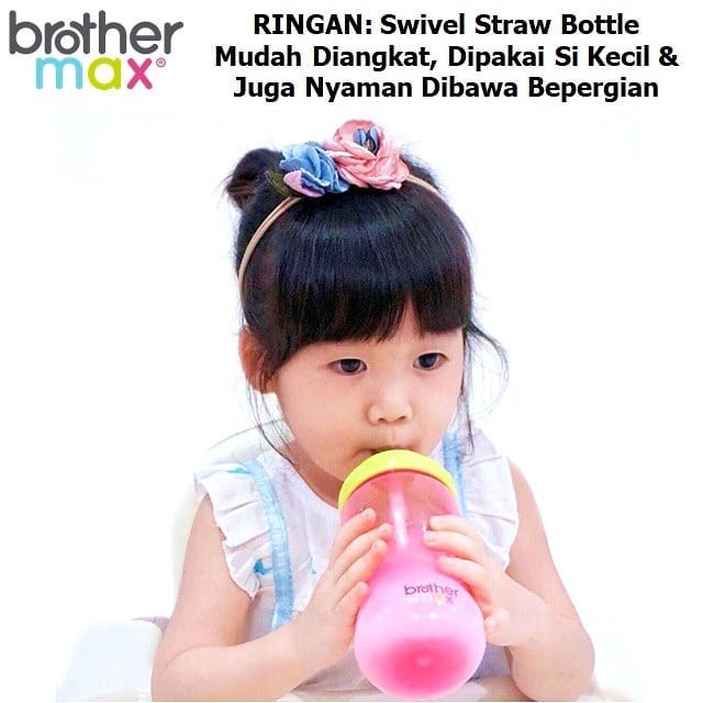 BrotherMax Swivel Straw Sipper / Botol minum