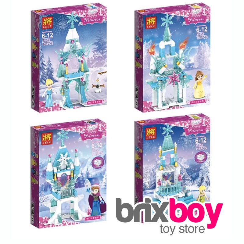 Lego Disney Princess Lele 37053 Elsa Anna Belle Frozen Castle 4in1 - anna frozen roblox