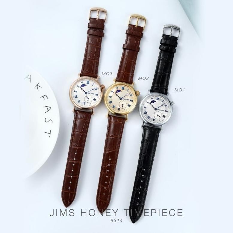 JIMS HONEY 8314 ORI Jam Tangan Pria Jimshoney Cowok Analog