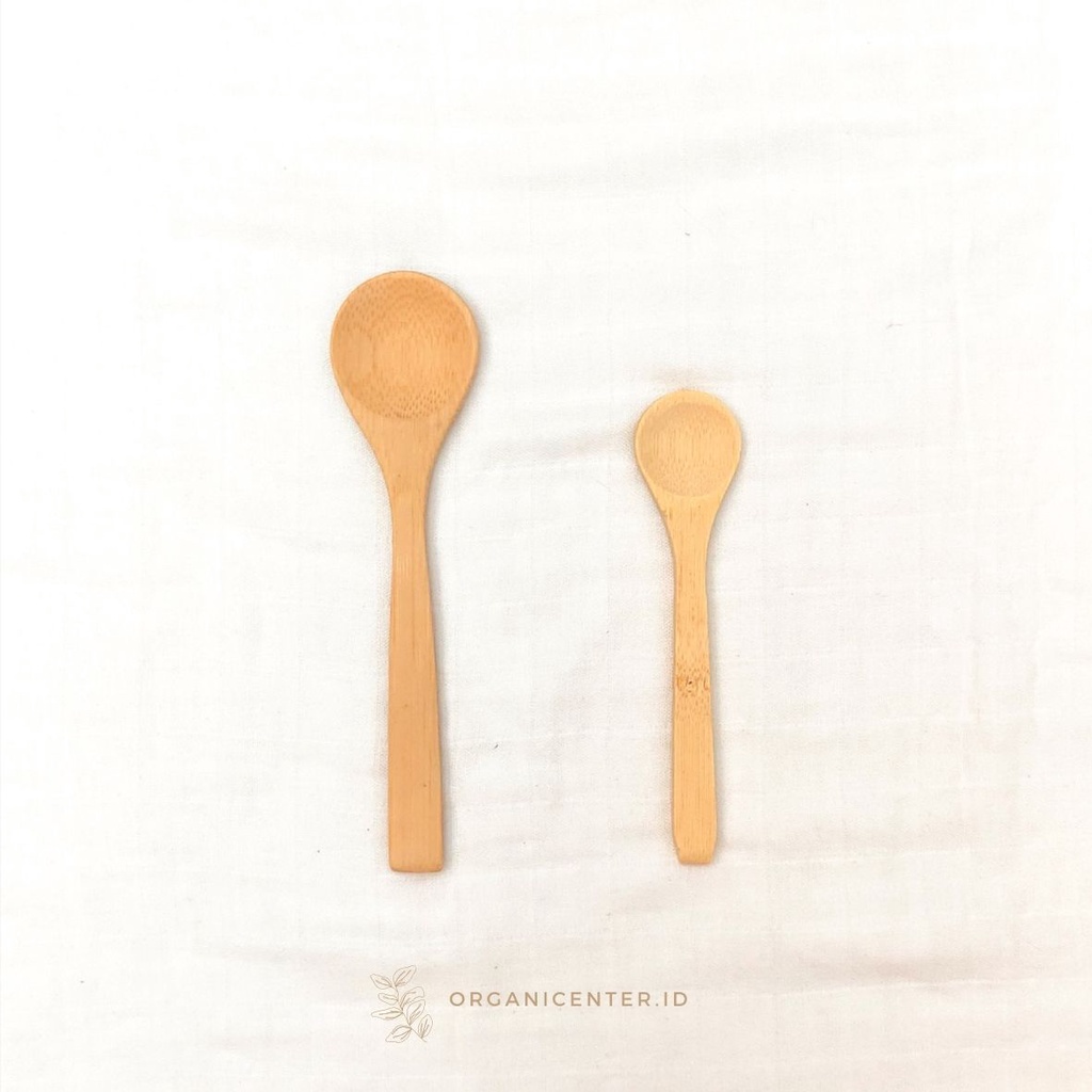 Sendok Kayu Bambu Ramah Lingkungan Sendok Makan Sendok Bumbu Sendok Teh Garam Wooden Bamboo Spoon Cutlery Eco Friendly