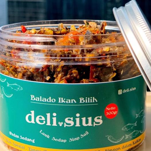 

Deli.Sius Balado Sambal Ikan Bilih Lauk Cepat Saji Pedas Sedang