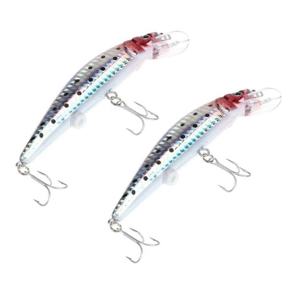 FEWIYONI Umpan Pancing Ikan Flashing LED Floating Lure Bait - m10