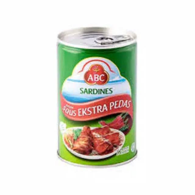 ABC Sarden Saus Ekstra Pedas 155g | Shopee Indonesia