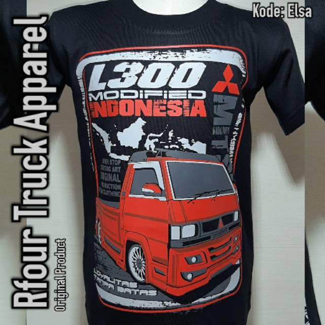 Kaos truk pickup anak diskon original Rfour
