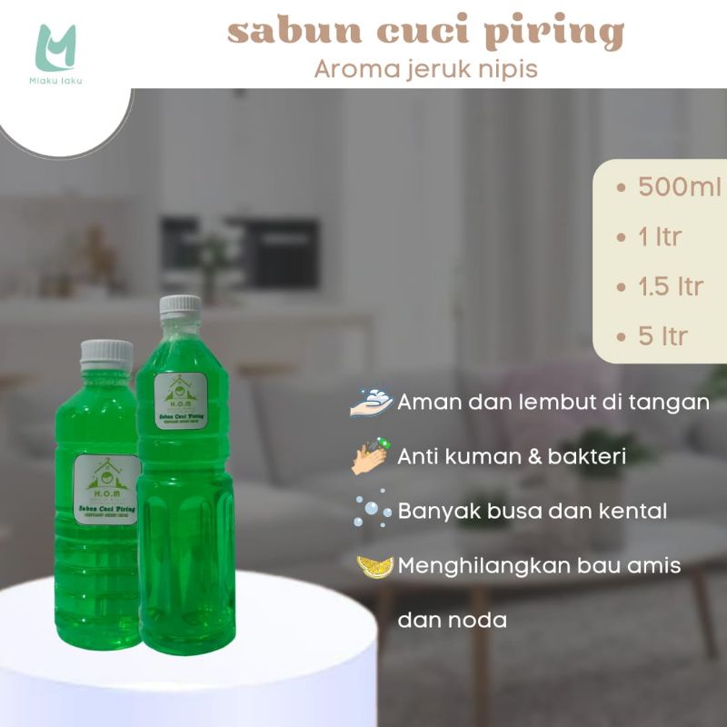 Sabun Cuci Piring Murah | Sabun Cuci Piring 500ml-1000ml | Sabun Cuci Piring Jeruk Nipis