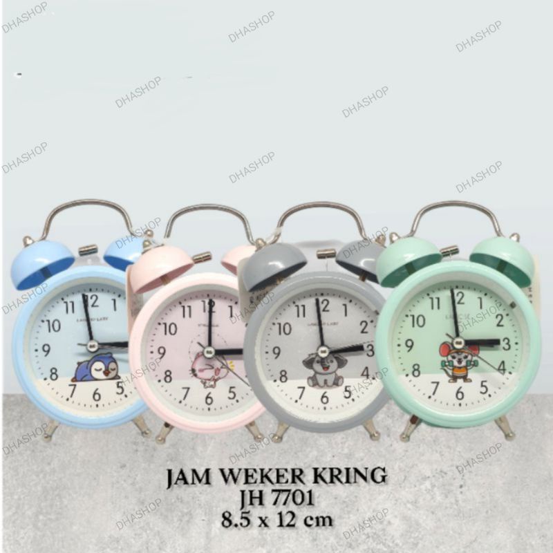 PROMO!!! Jam Beker Kring Karakter / Jam Weker / Jam Beker / Jam Alarm / Jam Beker