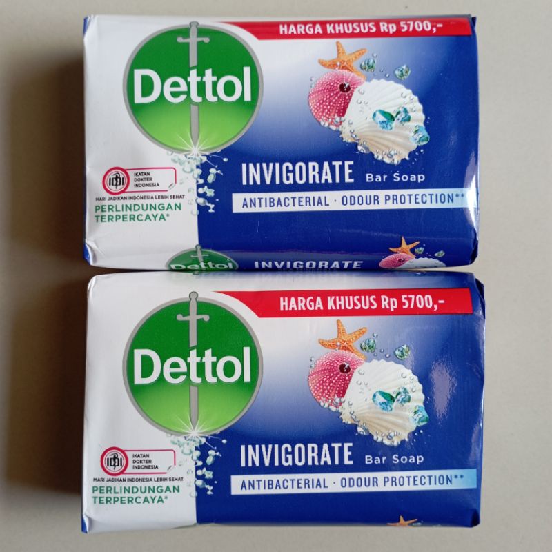 sabun mandi Dettol  Invigorate 100gr