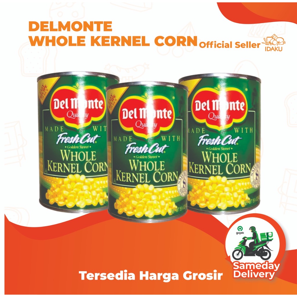 

DELMONTE WHOLE KERNEL CORN 432GR