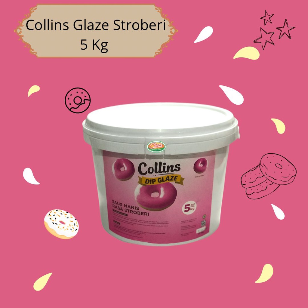 

COLLINS GLAZE STRAWBERRY 5KG