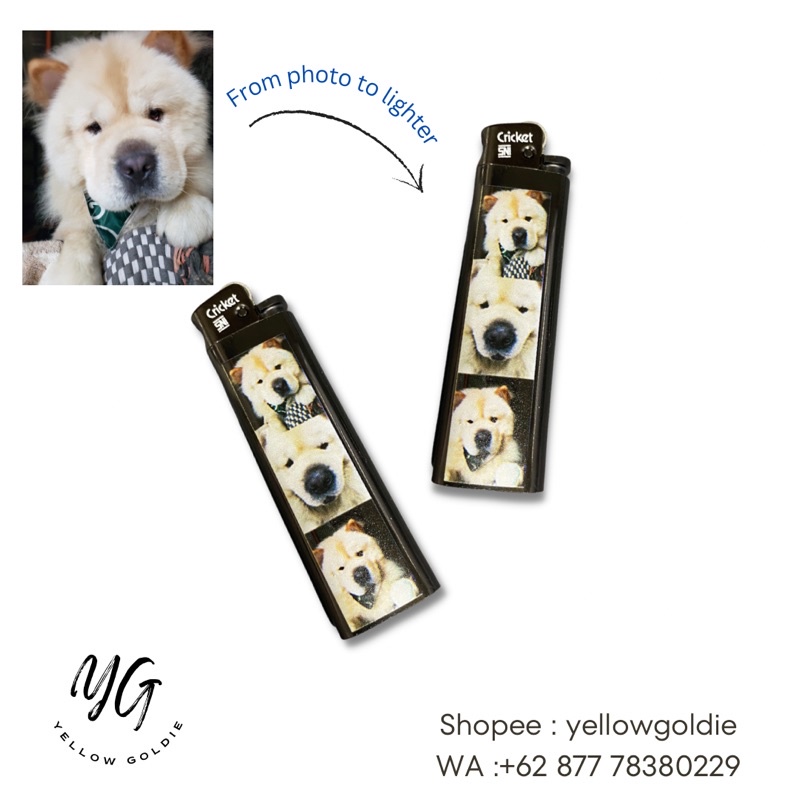 Custom lighter korek api mancis cricket