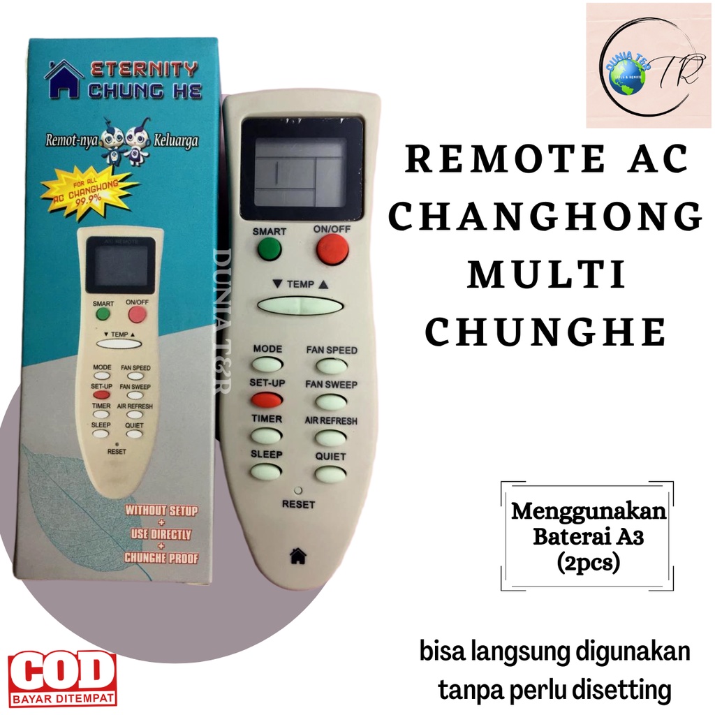 Remot Remote AC CHANGHONG Multi KK22B-C1