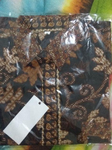 Kemeja Batik Pria Lengan Panjang Pekalongan Motif Terlaris Ready Seragam