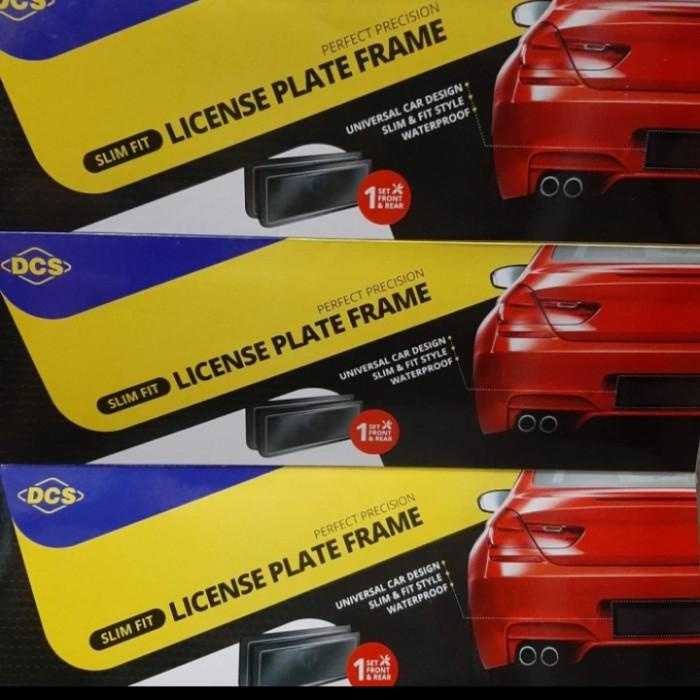 TEMPAT PLATE NOMOR ACRYLIC AKRILIK SLIM DUDUKAN PELAT NOMOR MOBIL