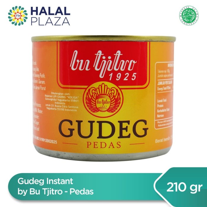 

Gg0Hh Gudeg Instant By Bu Tjitro - Pedas 210Gr Ds0kk