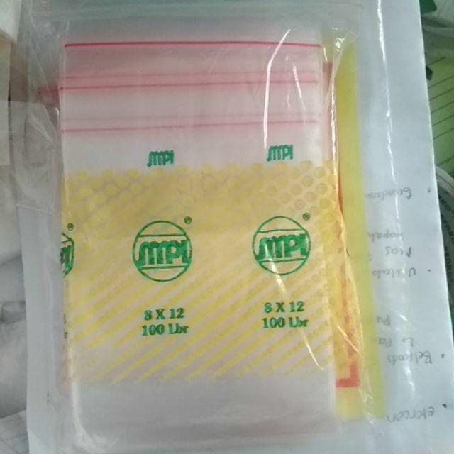 Plastik Klip 8x12 Plastic Clip 8 X 12 Cm Seal Ziplock Bag Zipper Obat Pe