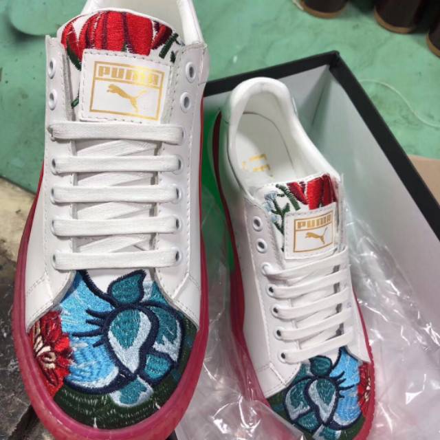 NEW GUCCI FLOWER SNEAKER 5181 / SEPATU WANITA GC / MIRROR QUALITY