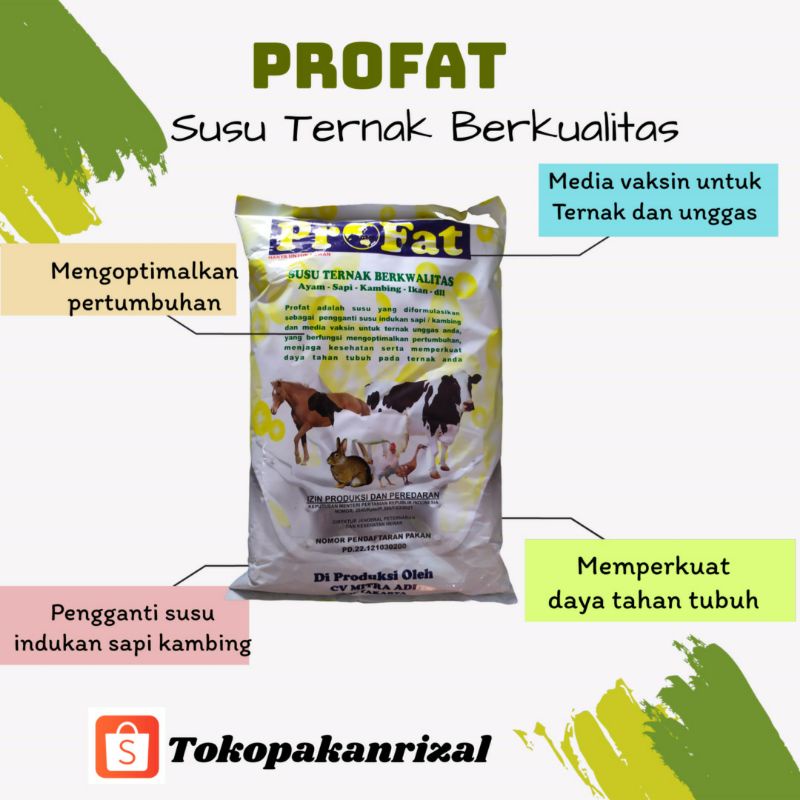 Profat susu hewan susu kambing susu ayam susu sapi susu kuda susu kelinci