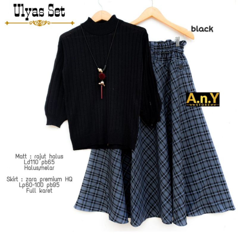 Setelan Set Rok Wanita Ulyas Set