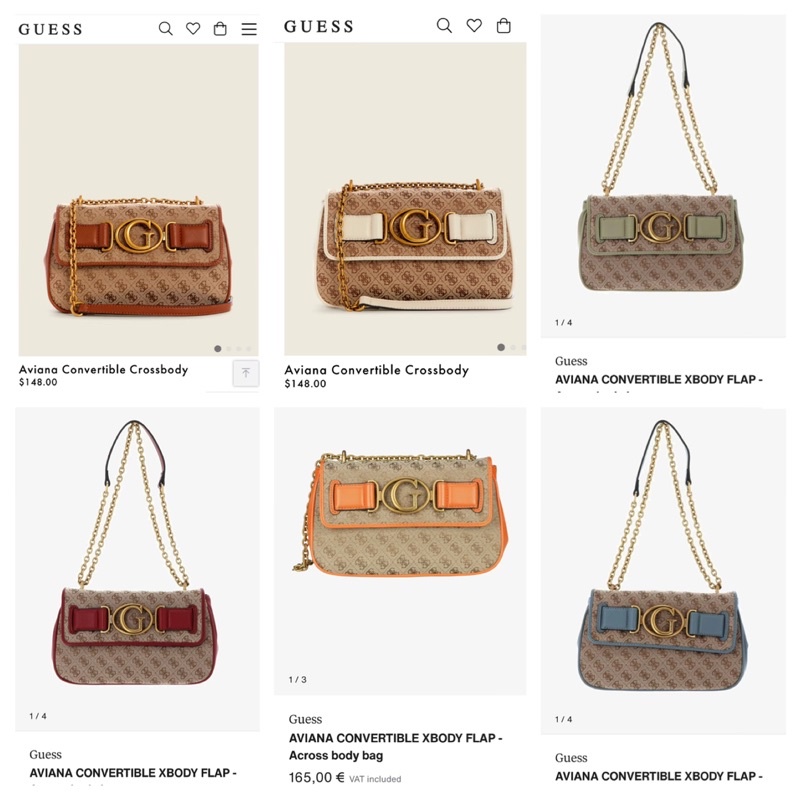 GUESS AVIANA CONVERTIBLE CROSSBODY