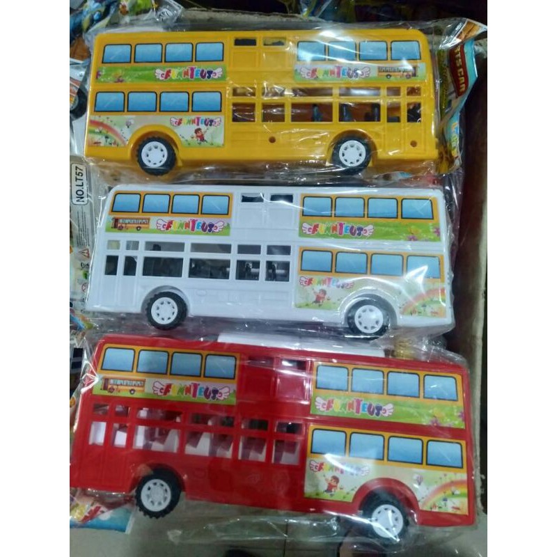 mainan bus tingkat bus school mainan cowok kado cowok