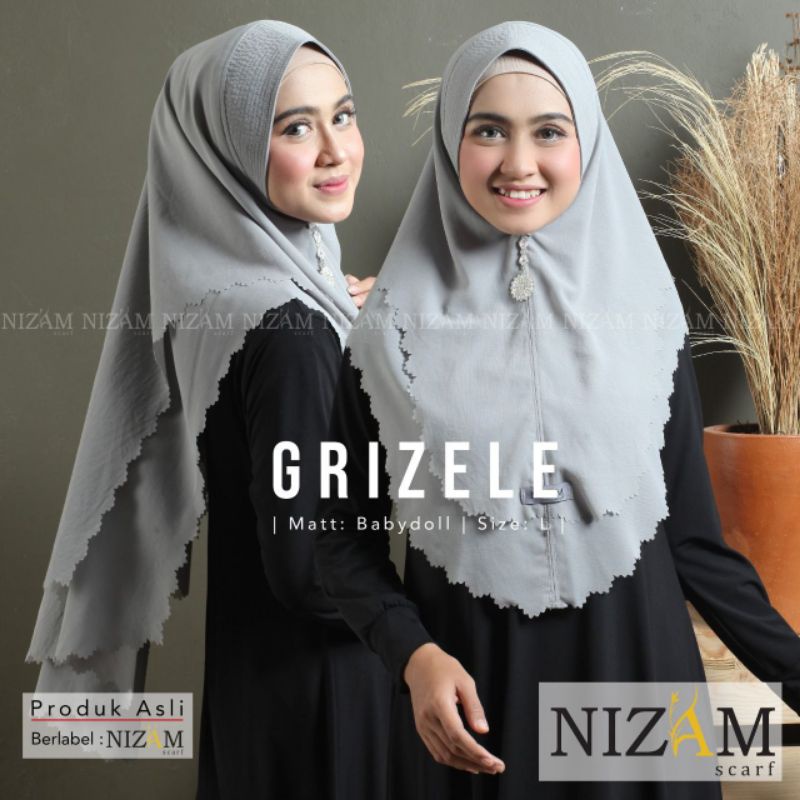 Khimar Grizele By Nizam Scarf