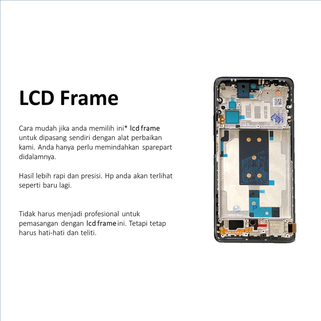 (ORIGINAL 100% XIAOMI) LCD + FRAME XIAOMI MI 11T /  MI 11T PRO
