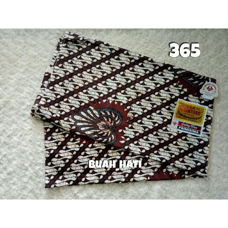 KAIN JARIK SANTOSO GADING MAS / KAIN BATIK WARNA GADING