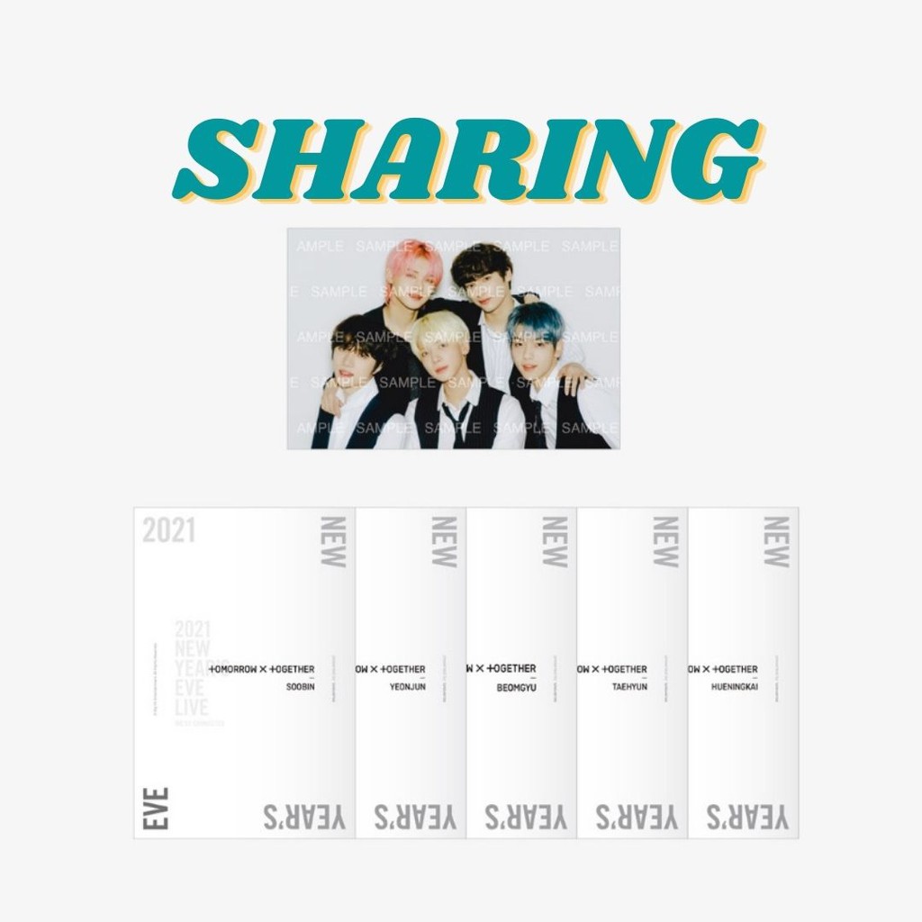 [DP PO]SHARING TXT:2021 NEW YEAR EVE LIVE(NYEL)- POSTCARD Soobin/Yeonjun/Beomgyu/Heuning Kai/Taehyun