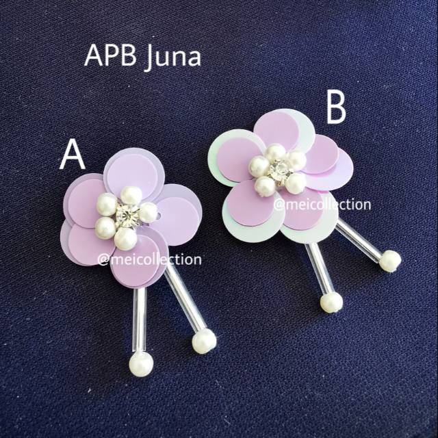 APB Juna payet bunga rangkai 3D