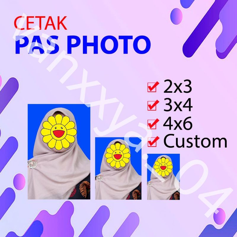 CETAK FOTO PAS PHOTO PAS FOTO 2X3 3X4 4X6 6x9 CUSTOM EDIT JAS EDIT BACKGROUND