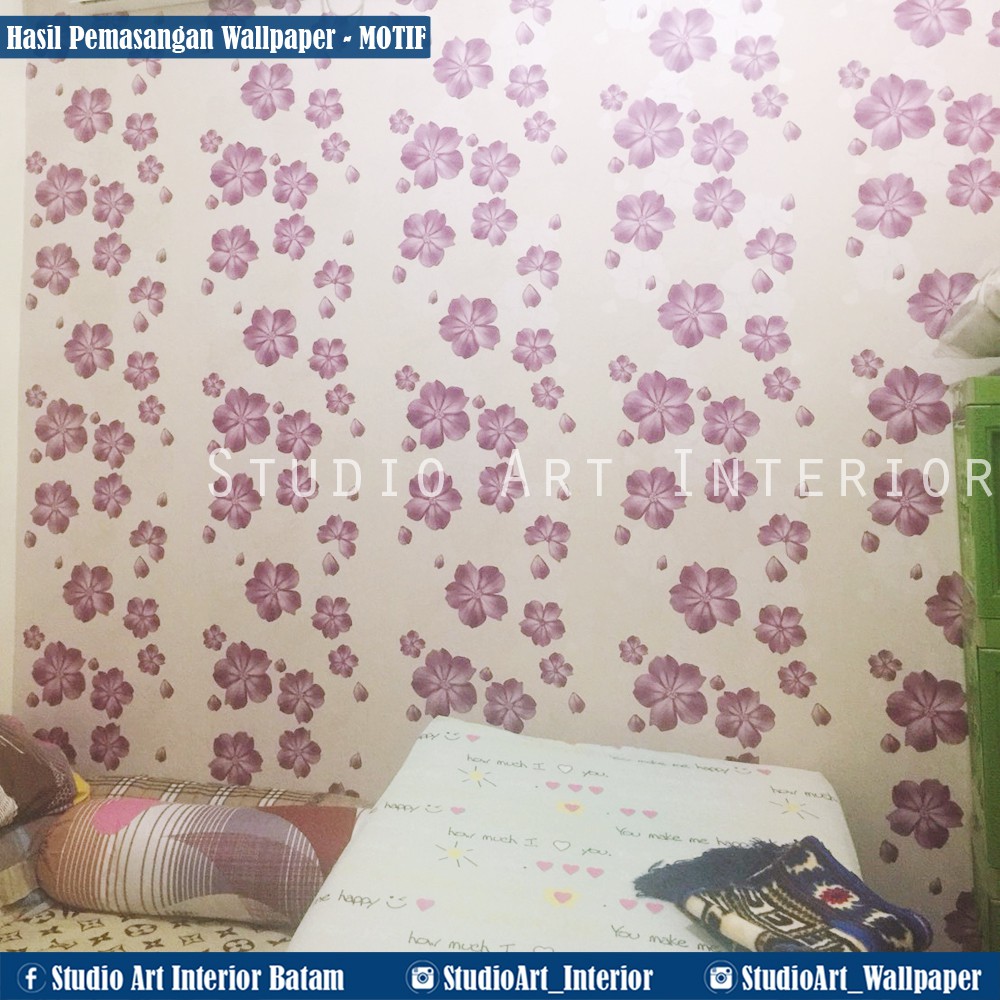 Wallpaper Dinding Bunga